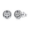Viking Bear Claw earrings 925 Sterling Silver Celtic Stud Earring