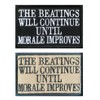 Antrix 2 PCS Tactical Funny The Beatings Will Continue Until