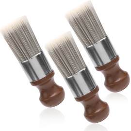 3pcs Salve Brush for Furniture, Wood & Leather Repair Cream Brush Durable Care Balm Applicator Tools for Soft Household Home Furniture Leather Vinyl Record Dust Removing
