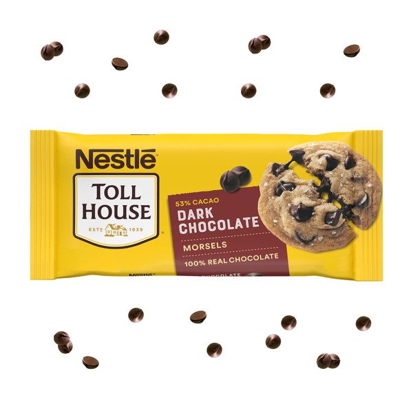 Toll House Dark Chocolate Morsels, 10-Ounce (Pack of 6)