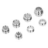 7Pcs/Set Male Female Faucet Adapter Kit with Gasket Brass Aerator