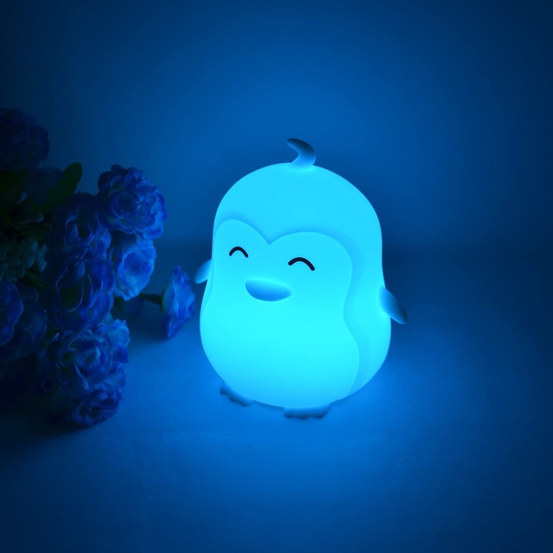 Glinrui Large Penguin Night Light for Babies Bedroom Light, Nursing