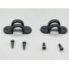 Medline Seat Brackets, 2 Pack, Replacement Parts Medline Steel Rolling