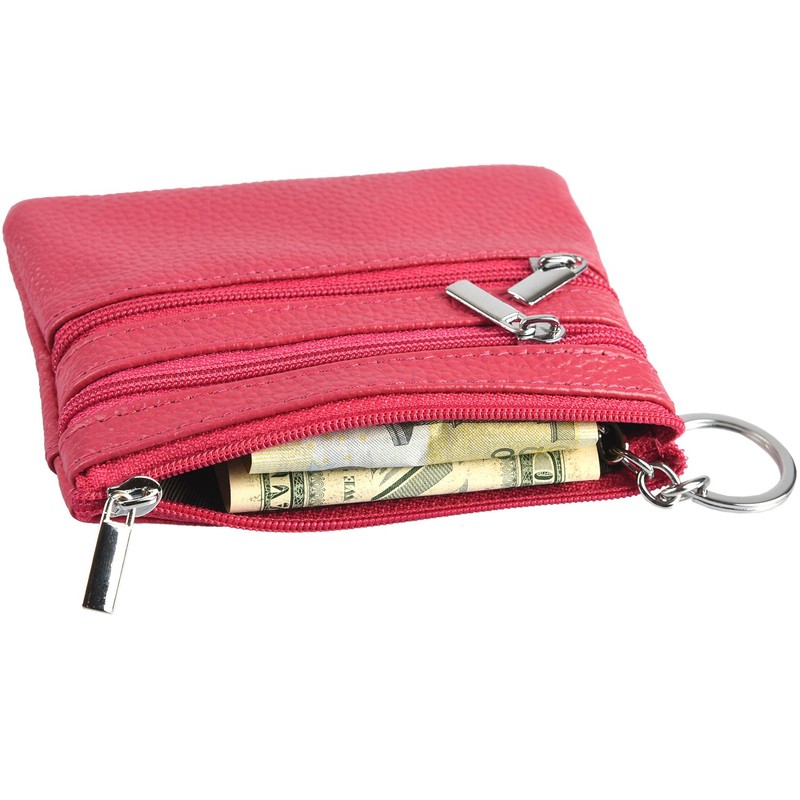 HXT-OAK Wallet Credit Card Wallet Business Card Wallet Leather Keyring,