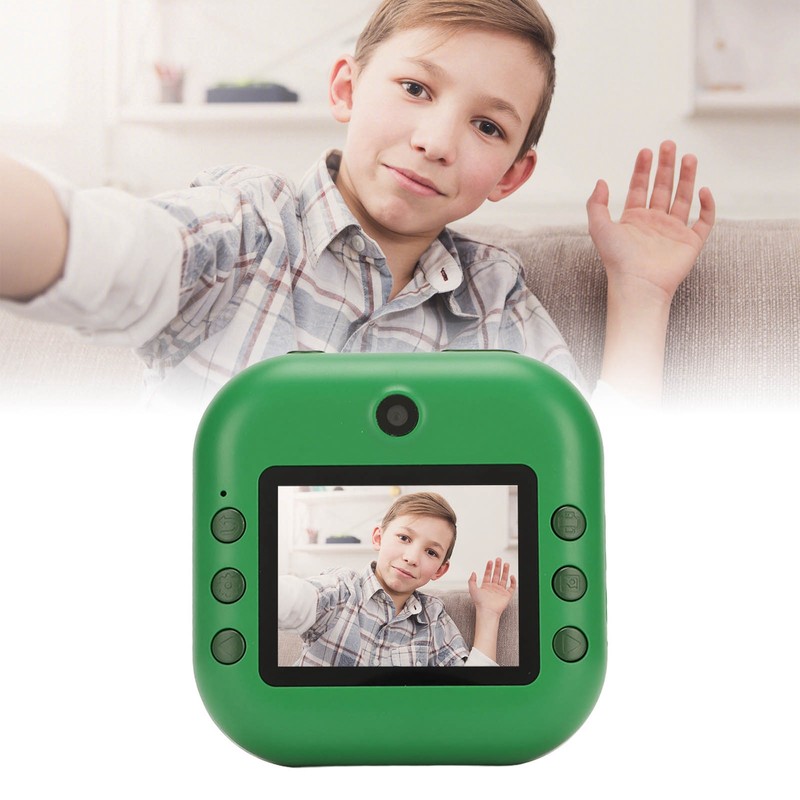 Kids Printer Camera DIY Doodle Thermal Printing Cartoon Dinosaur Appearance