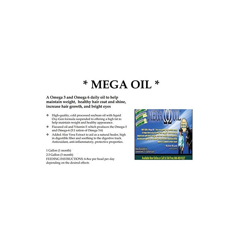 Oxygen 8 Mega Oil 2.5 Gallon 2.5GALLON