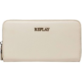 Replay Ladies Fw5299 Travel Accessory Wallet, 001 Opt White