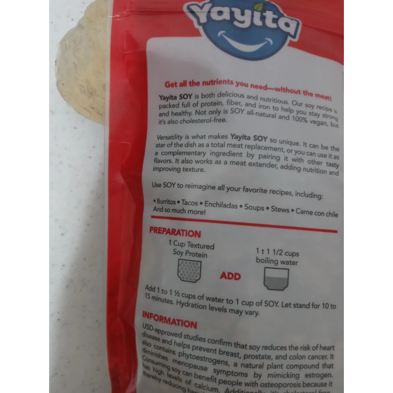 yayita Carne De Soya_ Beef Soy Meat