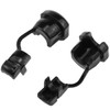 fengxiaomin Strain Relief Bushing Black Round Cable Wire Strain Relief