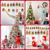 Blosssound 24 Pcs Christmas Photo Frame Craft with Stickers Christmas