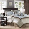 Madison Park 7 Pieces Comforter Set-Deluxe Hotel Collection Luxury Bedding
