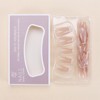 SEMTIM Nail Tips, 30 Pieces, Medium Short, Round False Nails,