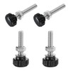 QUARKZMAN 4 Sets Knurled Knobs Knurled Screw Screws with Nuts