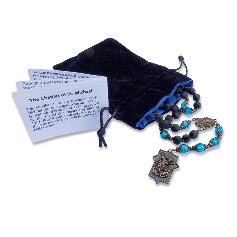 PAX Saint Michael Chaplet with Instructions, for Protection and Blessing