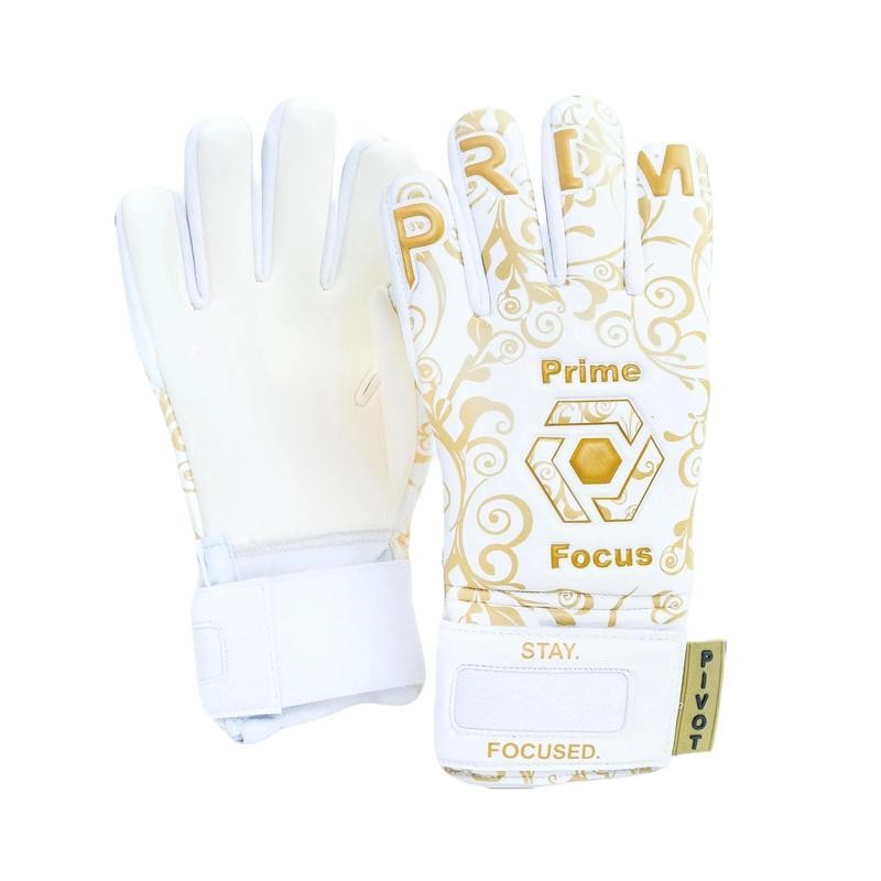 Prime Focus Goalkeeping Pivot Gold Gloves - Superior Grip &