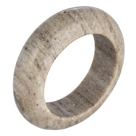 Bloomingville Modern Marble Circle Incense Holder, Beige Décor, Tan