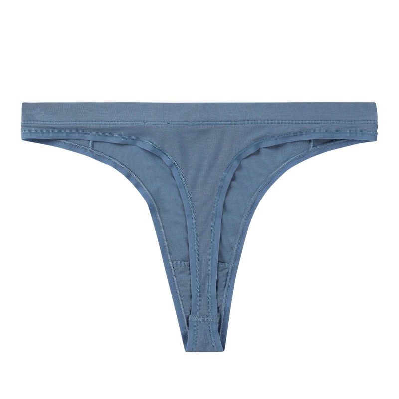 ExOfficio Women's Everyday Thong – Breathable, Lightweight Travel Underwear, Pond