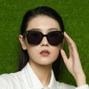 EFE Sunglasses for Men Women Polarised Black Oversized Sunglasses for