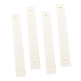 SUPVOX 4pcs Exercise Bike Brake Pads Felt Material Noise-reducing Brake Blocks for Fitness Bikes Easy Installation Compatibility Wear-Resistant Cycling Accessories