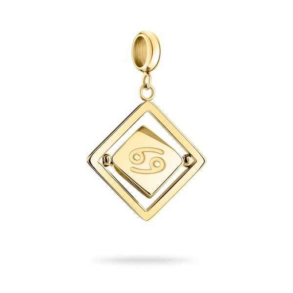 Liebeskind Berlin Charm Pendant Zodiac Sign in IP Gold, Stainless