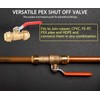Push Fit Ball Valve 3/4 Inch Water Shut Off Valve