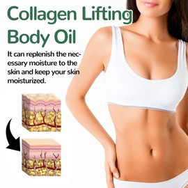 Collagen Lifting & Firming Body Oil, Deeply Moisturizing Skincare for Tightening, Perfect for Massage & Hydration, Fight Against Fine Lines on the Skin for Women