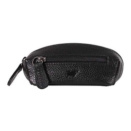 BRAUN BÜFFEL Prato Leather Key Case 9 cm, black