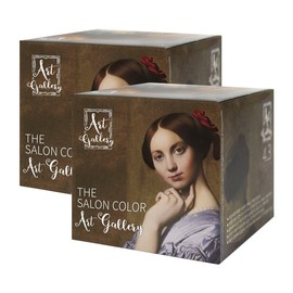 Pure The Salon Color Art Gallery 4.3 Milk Brown / 순수 더 살롱 컬러 아트 갤러리 4.3 밀크 브라운X2개/순수 염색약 흰머리 뿌리 새치커버 셀프