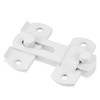 Wocoe 3 Packs Barn Door Latches， 2.75"x 2.02"Matte White |