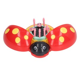 Kids Music Box with Star Projection Cattoon Animal Shape Sound Night Light Projector Red