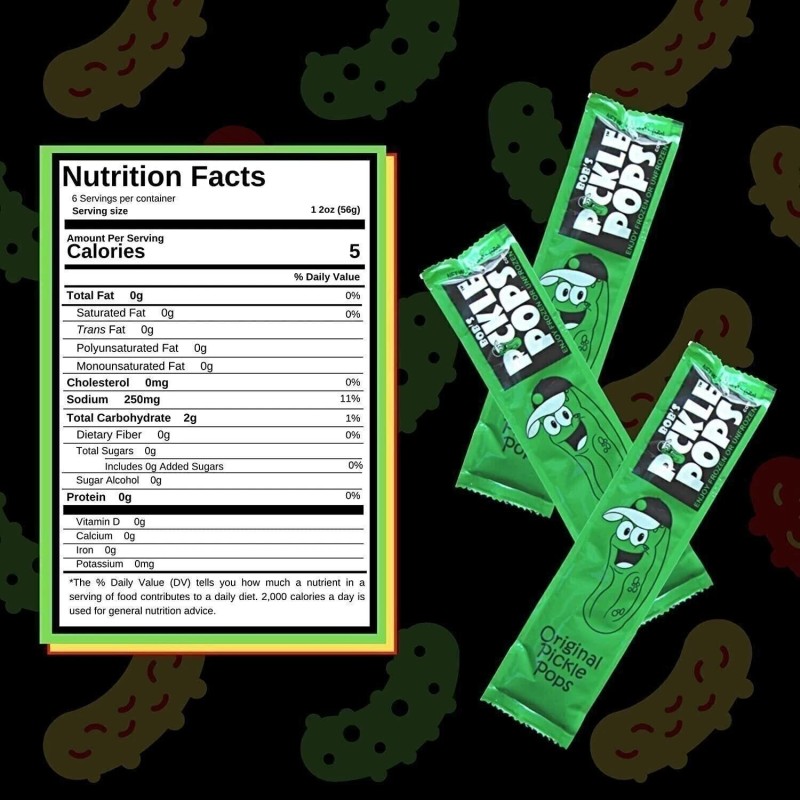 Bob's Pickle Pops Bobs Pickle Pops Sport Original Dill -
