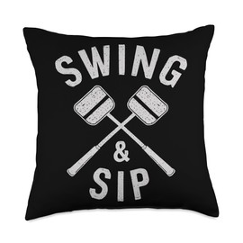 Croquet Game Set Adults Croquet Wicket Club Croquet Mallet Throw Pillow