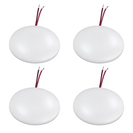 Dream Lighting LED Cabinet Dome Lighting 12Volt DC 260lm Cool White Down Lamps RV Campervan Motor Home Boat Yacht Interior Ceiling Cabin Roof Lamps Pack of 4