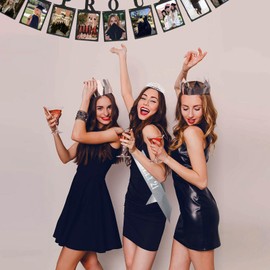 KICOSY 21st Birthday Crowns and Sashes for Women Girls, Princess Tiara Birthday Sash Birthday Headpieces for Party Hair Accessories Gifts