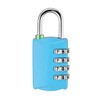 GotGala Combination Lock Resettable 4 Digit Padlock Outdoor Waterproof Combo