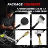 EATAKWARD Rear Foot Disc Hydraulic Brake Master Cylinder Caliper Assembly,