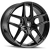 Touren TR79 Gloss Black Wheel with Alloy Steel (18 x