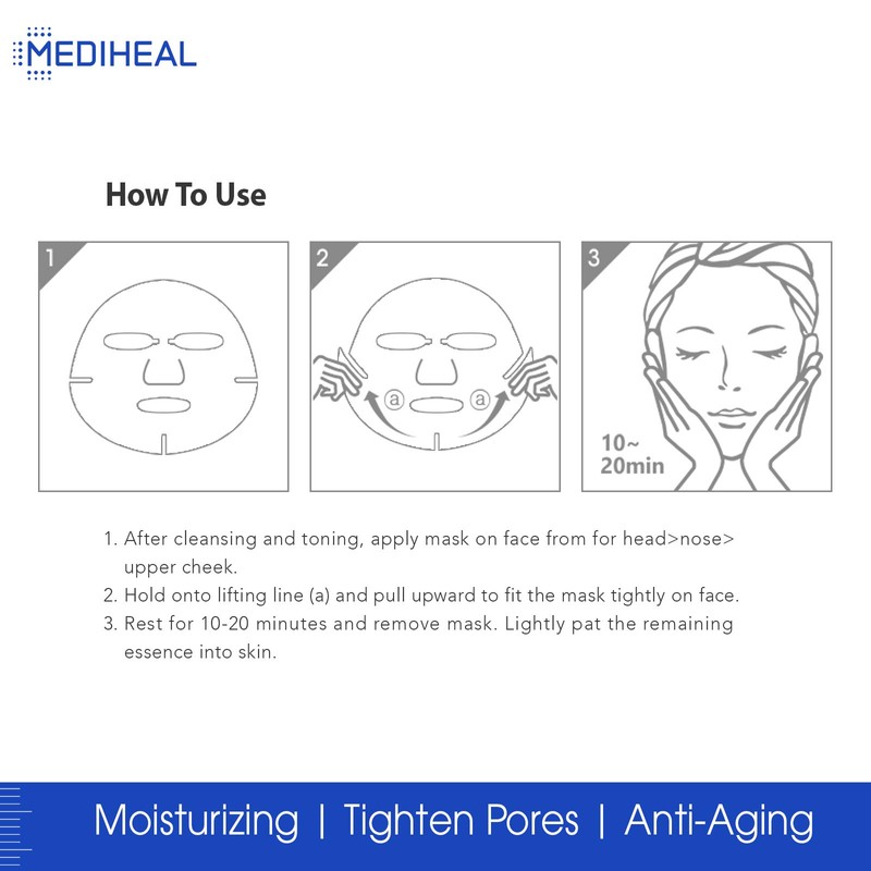 MEDIHEAL NMF Aquaring Ampoule Mask Face Facial Sheet Skin Care