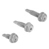 150PCS 304 Stainless Steel Self Tapping Screws Wafer Head Hex