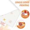 AnyDesign 60 Sheets Fall Stationery Letterhead Paper Autumn Maple Leaves