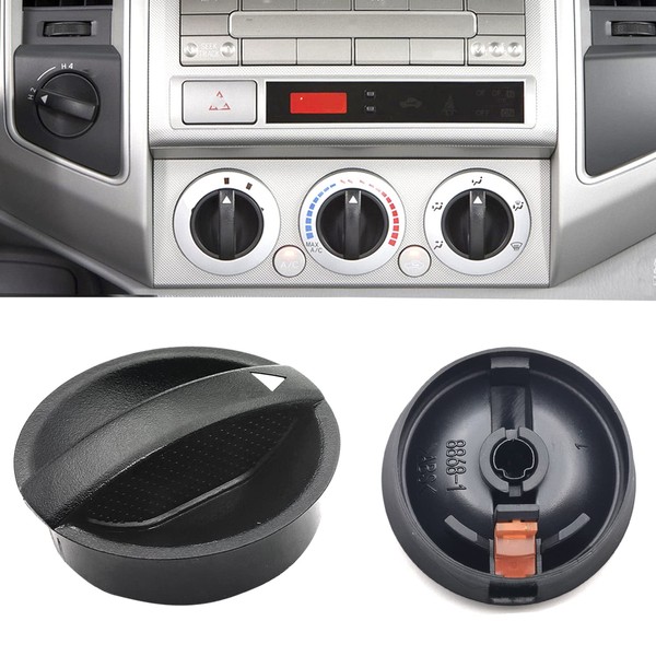 Heater Control Knob - Compatible with 2005-2011 Toyota Tacoma - Replace 55900-04020 55900-04030 758695 655-51820A - Heater Temperature HVAC Fan Control Knob