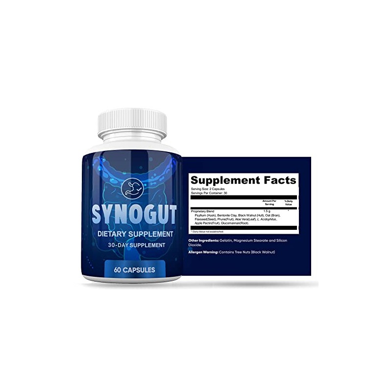 SynoGut Pills Nutrional Supplement 60 Capsules