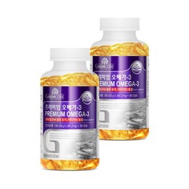 Green Core Premium Omega 3 360 Capsules 2 Bottles / Blood Circulation Health Blood Circulation Management OMEGA / 그린코어 프리미엄 오메가3 360캡슐 2병  혈행건강 혈행관리 OMEGA