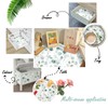 HAOKHOME Shelf Liner and Cabinet Liner Boho Leaf, Self-Adhesive Drawer