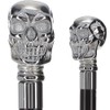 Royal RC Canes Premium Brass Chrome Skull Handle Walking Cane