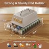 Coffee Pods Acrylic Holder PETG Drawer Compatible with Nespresso Vertuo