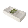 PAPSTAR Pure Rectangular Sugarcane Plate, 130 x 260 mm Sugarcane