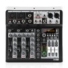 XTUGA KP4 4 Channel Audio Mixer, 16-Bit DSP Effect USB