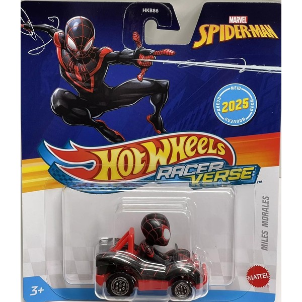 Miles Morales RacerVerse Toy Car by Hot Wheels