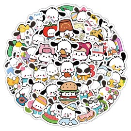 60Pcs Pochacco Themes Waterproof Stickers for Water Bottle Cup Laptop Bike Skateboard Luggage Box Vinyl Graffiti Patches BRJKT
